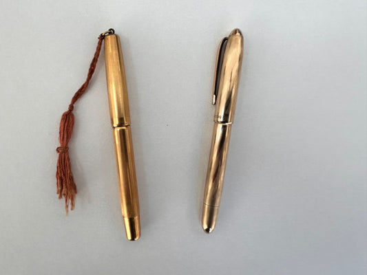 Penne Stilografiche Snomar e Jersey laminate in oro