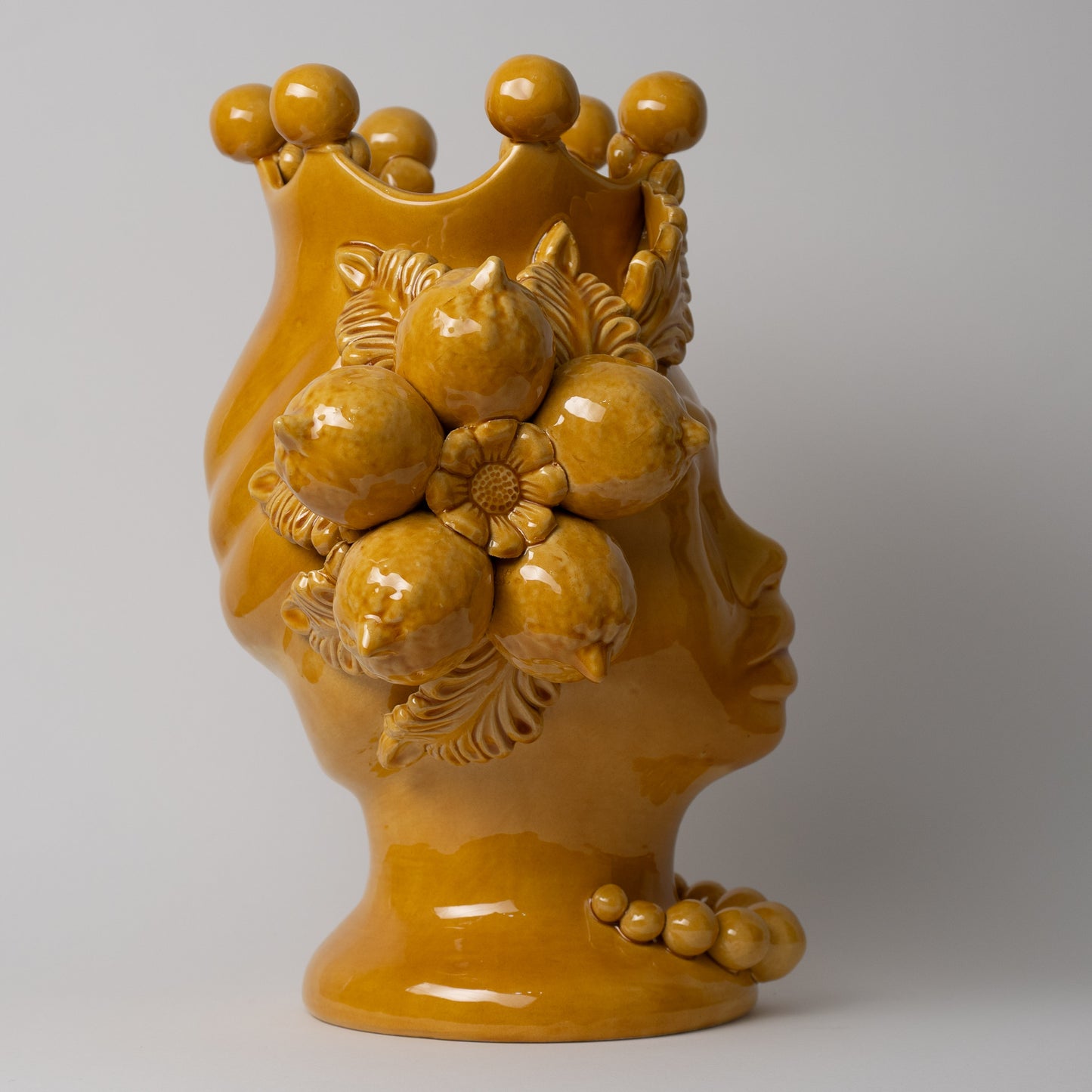 Teste di Moro in Ceramica Siciliana di Caltagirone