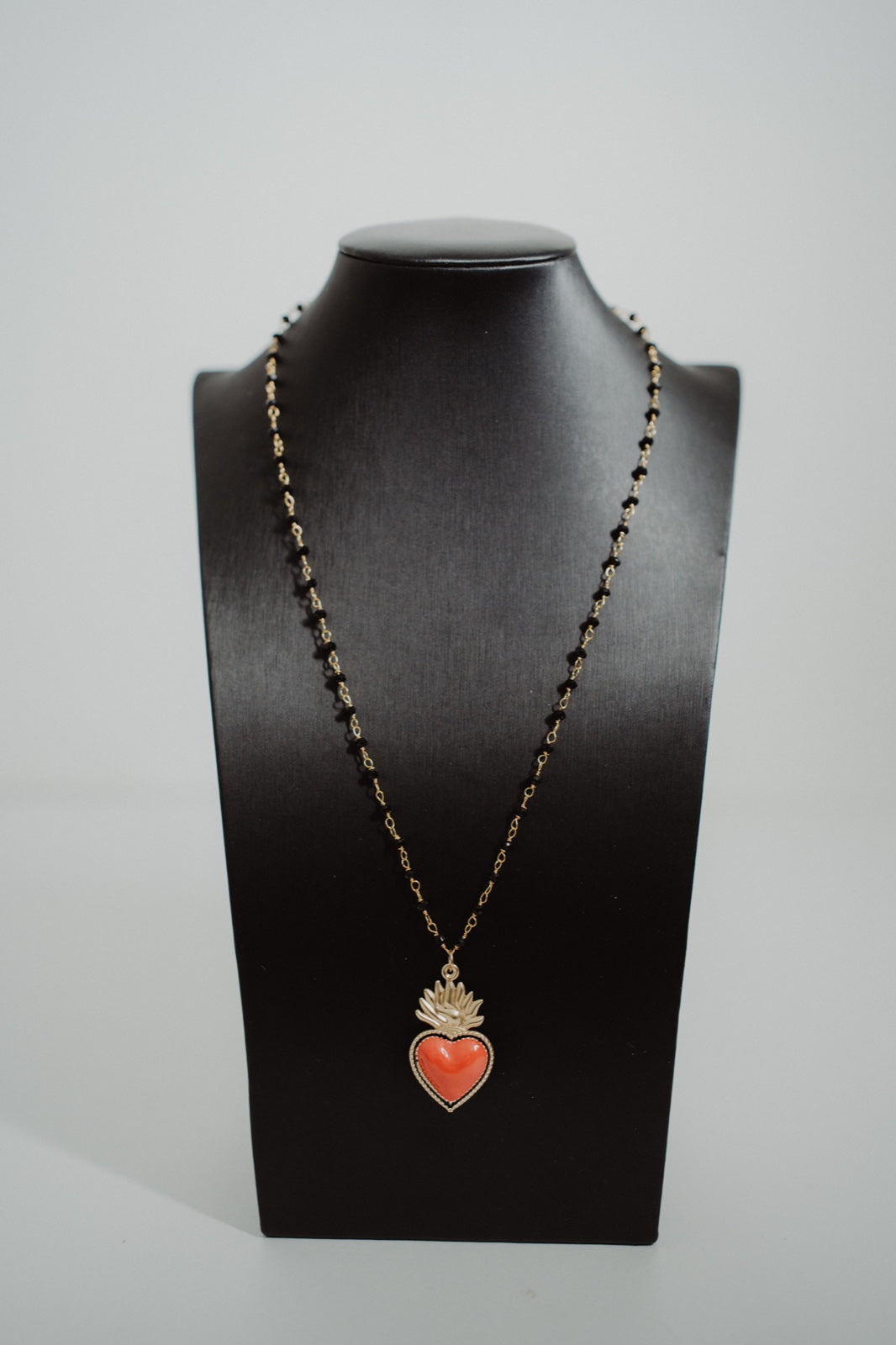 Bijoux Collana "Cuore Sacro" rosso