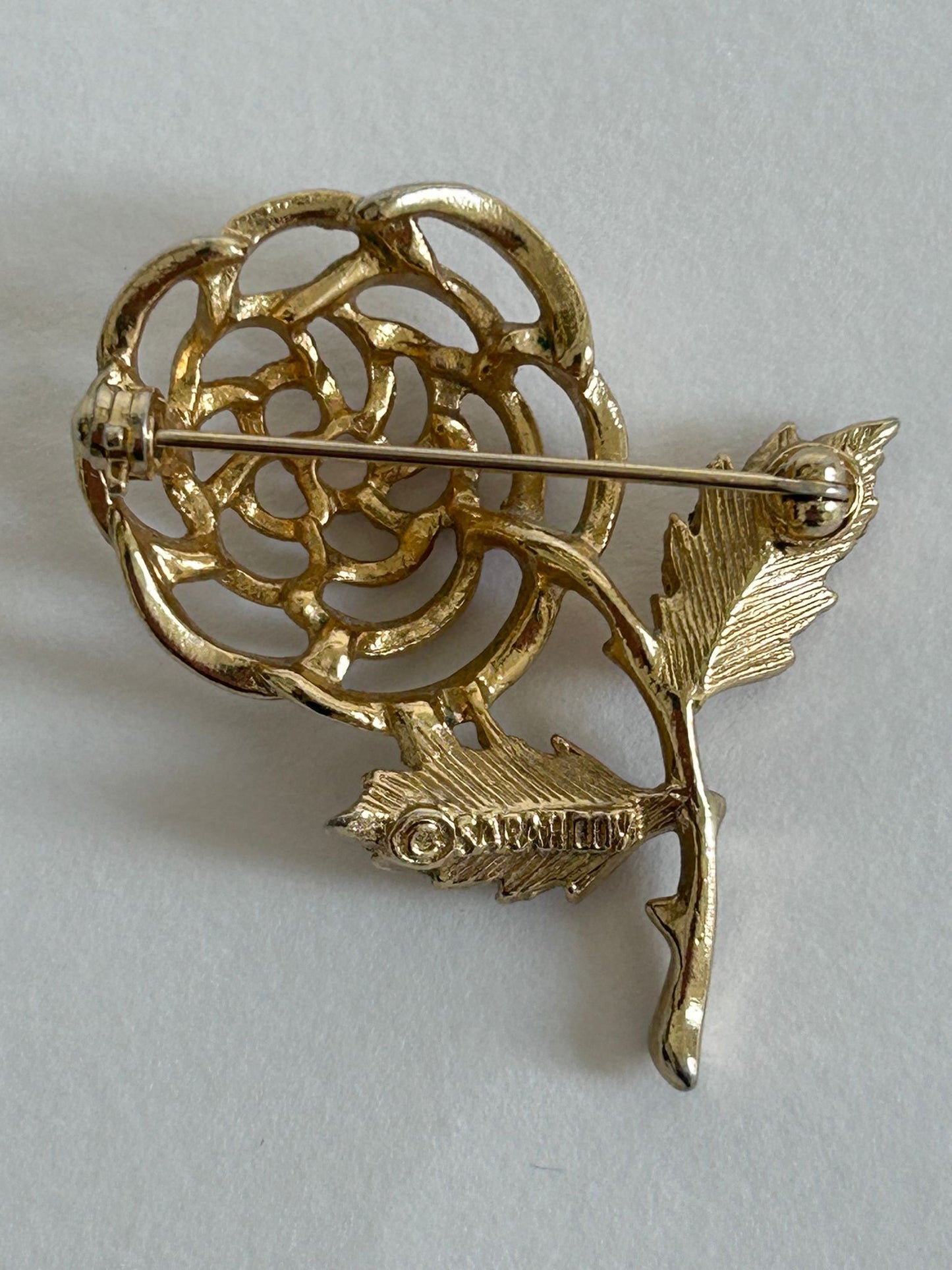 Spilla firmata "Petite Fleur" Sarah Coventry. Bijoux Vintage 1960