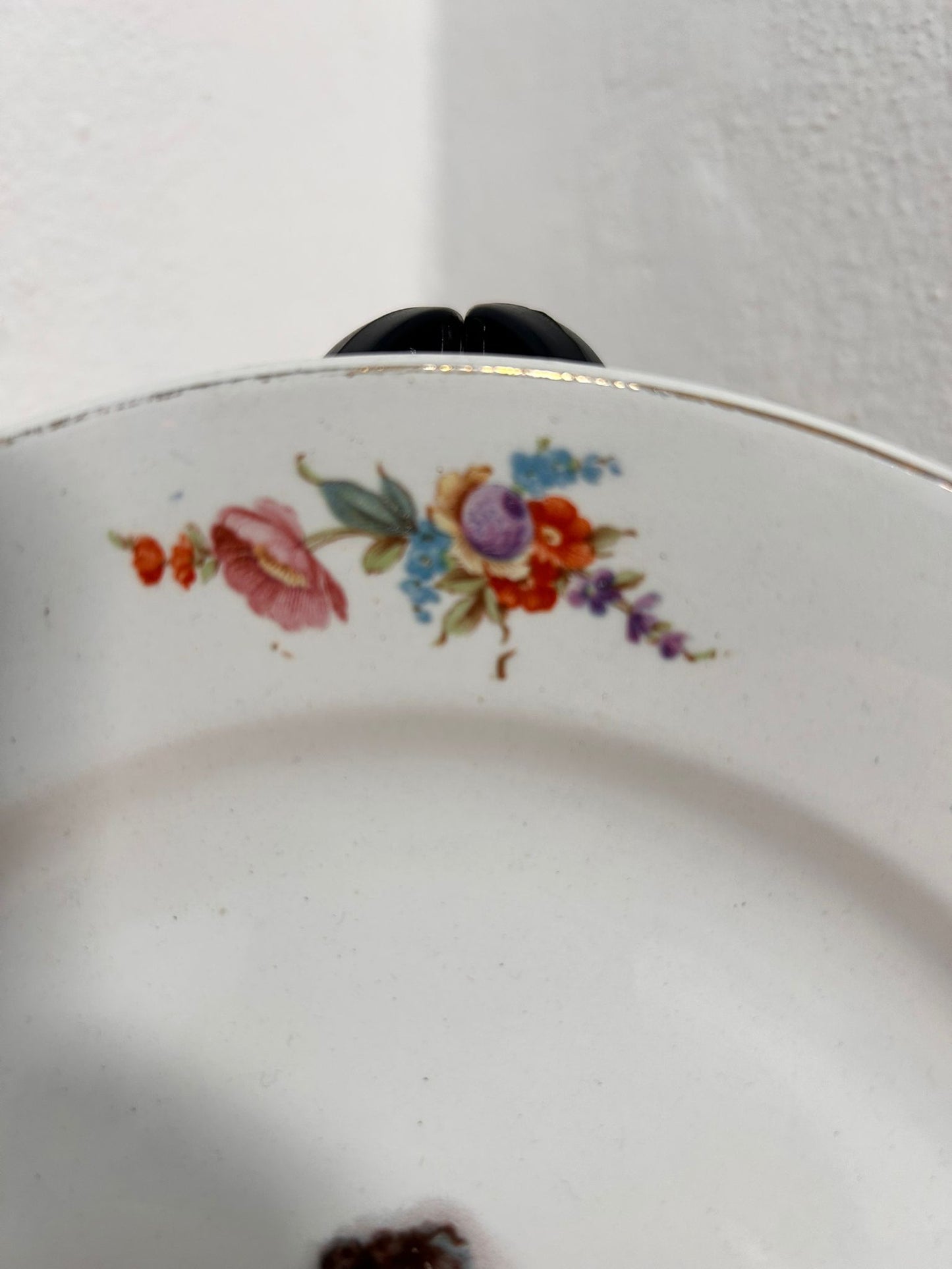 Piatto da dolce in ceramica Florio. Inizio XX sec.